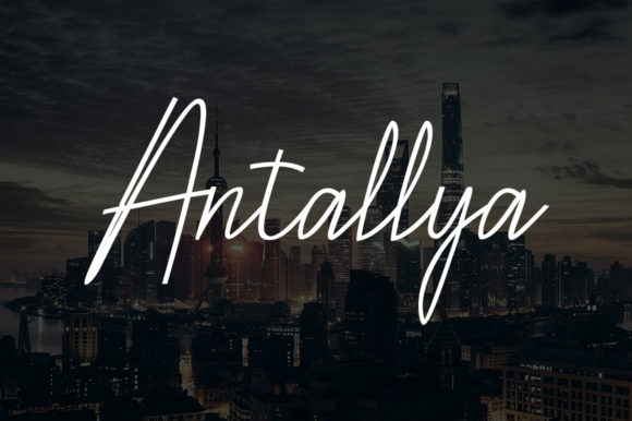 Antallya: Elevate Your Visual Design with Elegant Typography
