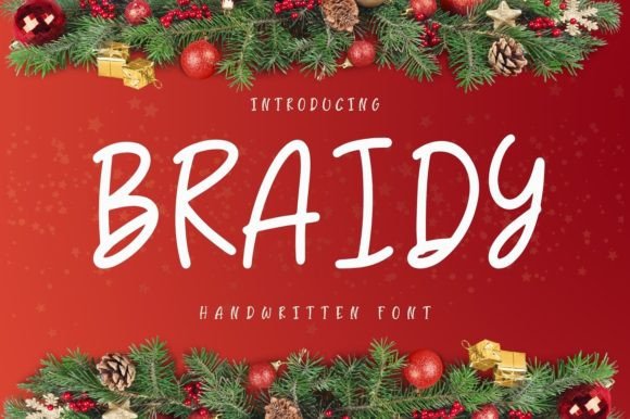 Braidy: The Playful Font for Authentic Branding