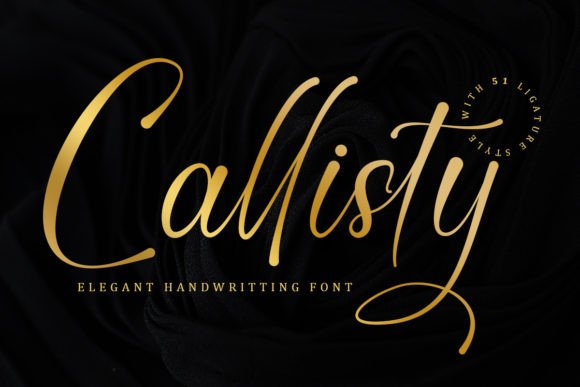 Callisty: An Elegant Handwritten Font for Modern Design