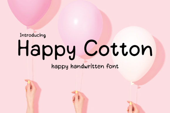 Happy Cotton: Elevate Your Designs with Whimsical Typography