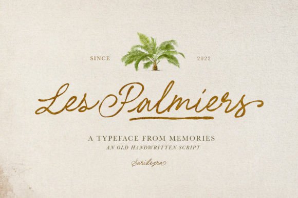 Les Palmiers: A Vintage Script for Modern Design