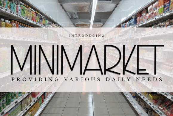 Minimarket: A Modern Handwritten Font for Creative Designers
