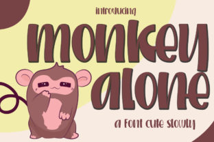 Monkey Alone: A Quirky Font for Authentic Design