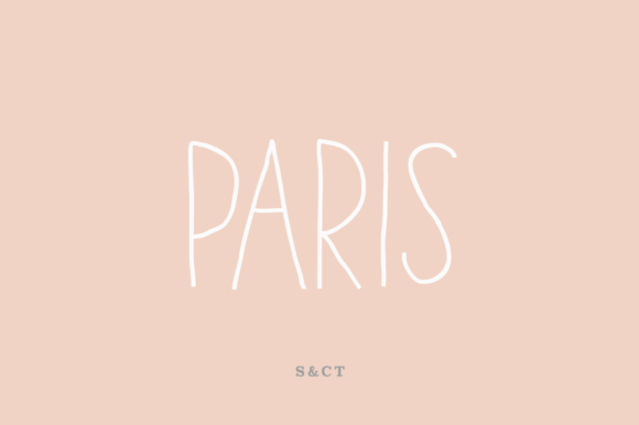 Paris: An Avant-Garde Handwritten Font for Modern Design