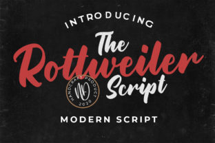 Rottweiler: A Handwritten Font for Bold Branding