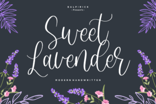 Sweet Lavender: The Handwritten Font for Modern Elegance
